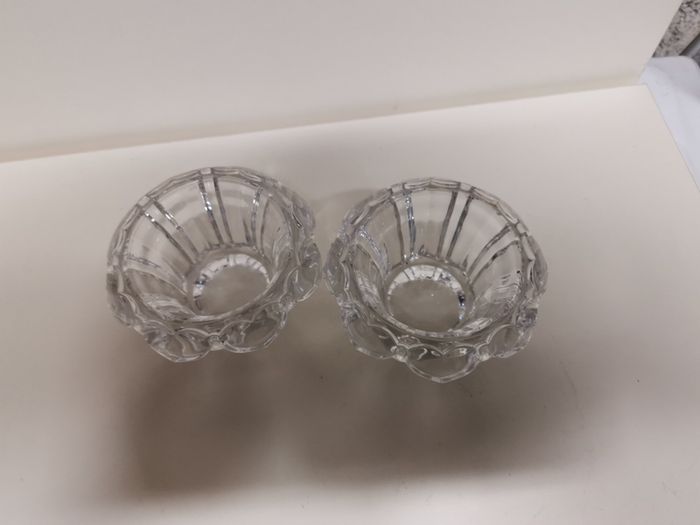 Glass Candle Holders -