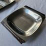 Vintage Danish 18/8 stainless steel & teak serving trays Image 6