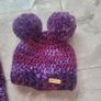 Handmade set hat, scarf, gloves Image 3