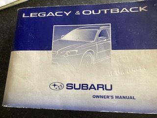 Subaru Legacy '08 Handboook