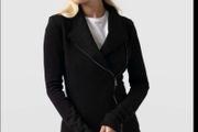 Saint + Sofia Organic Cotton Black Jacket