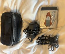 Sharp MD-SR60 Portable MiniDisc Recorder Bundle + Accessories & 30+ Classic Rock/Indie Discs