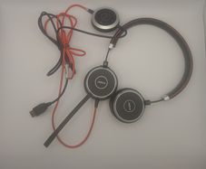 Jabra Headset with Microphone and In-Line Control Pad