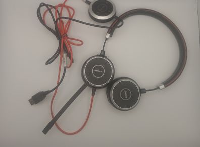 Jabra Headset with Microphone and In-Line Control Pad