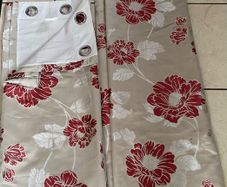 NEW Pair of Eyelet Curtains, Fully Lined, 66 x 72 inches