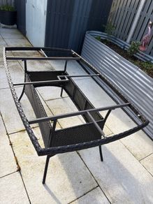 Garden table frame