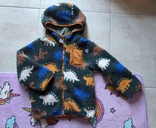 4-5years. Jojo Maman Bebe Dinosaur Fleece Jacket