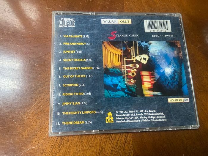 William Orbit Strange Cargo CD