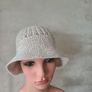 Crochet Hat For Women  Summer Cotton/Linen  Beige Hat Image 5