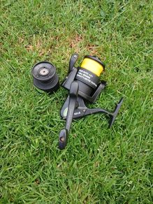 fishing reel + spare spool.
