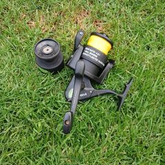 fishing reel + spare spool.