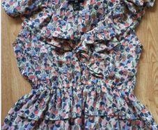 Blouse with frills   Size 10