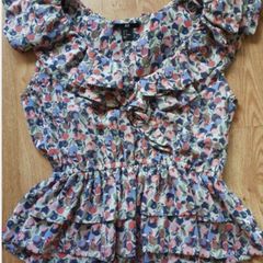 Blouse with frills   Size 10
