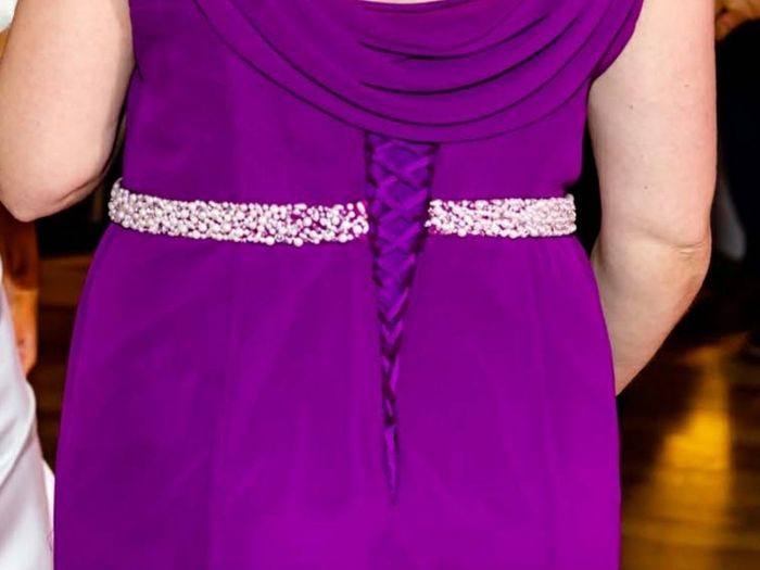 true bride purple bridesmaids dresses