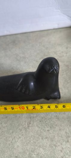 Canadian Eskimo Art, sculpture carved stone seal, Made in Canada