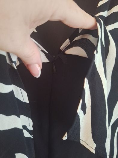 zebra print top jumpsuit