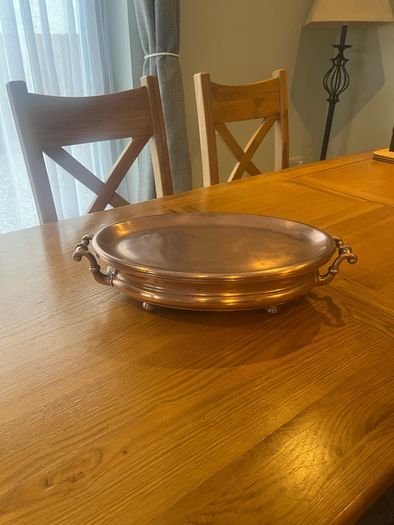 Antique French Copper Food Warmer