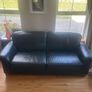 Black 3 seater/2seater/1 seater leather couches Image 6