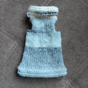Small dog/ cat knitted jumper, size XS