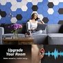 NEW SALE | 12 Pack Hexagon Acoustic Panels Self-adhesive, 30x26x0,9cm High Density Sound Proof Panels Image 7
