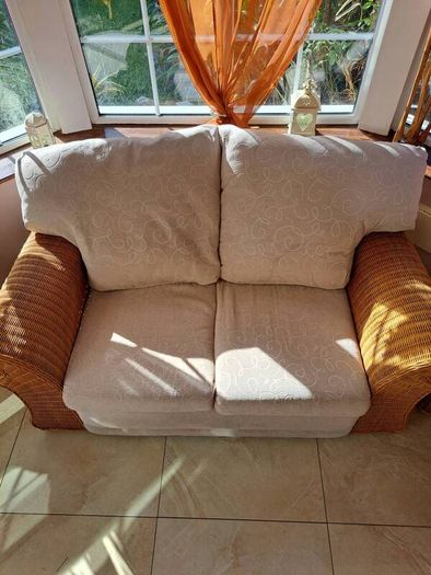rattan sofa
