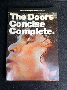 Vintage The Doors Music and Lyrics Book