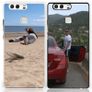 Huawei P9 Lite - Personalised custom photo printed hard case - Black, White and Transparent Image 2