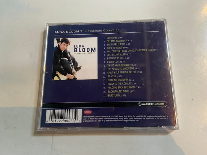 Luka Bloom The Platinum Collection CD