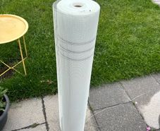 Almost complete roll of fibreglass render mesh
