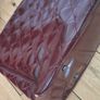 Stunning Lulu Guinness Designer Maroon Patent Leather Bag Image 10