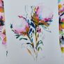 Original Watercolour Floral Painting Image 2