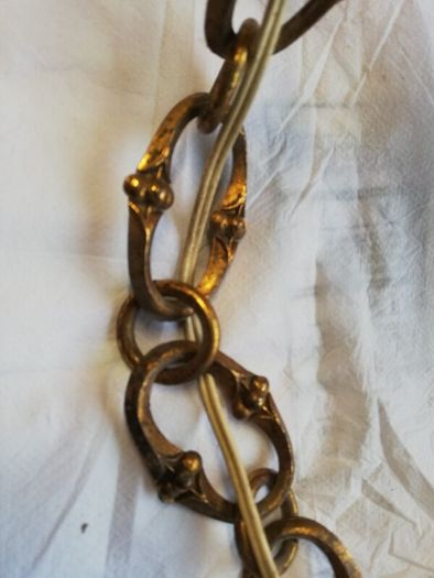 Vintage 1960 ceiling Glass Drops Murano 3 Arms