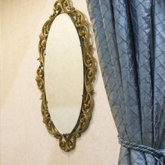 Ornate antique mirror