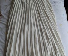 Mango.maxi skirt off white