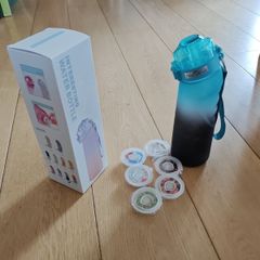 interesting water bottle with pods