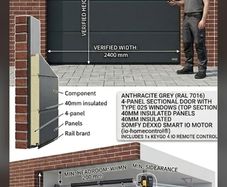 Garage Door - Anthracite NEW