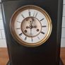 Stunning antique victorian marble clock Moulinie Geneva Switzerland Swiss Image 2