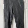 New With Tags River Island Faux Leather Belted Trouser in Black Image 5