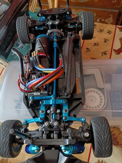 RC Car 1:10 Tamiya TT02 Escort Cosworth 1998 upgraded ONO