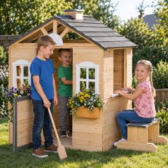 Wooden Kids Playhouse