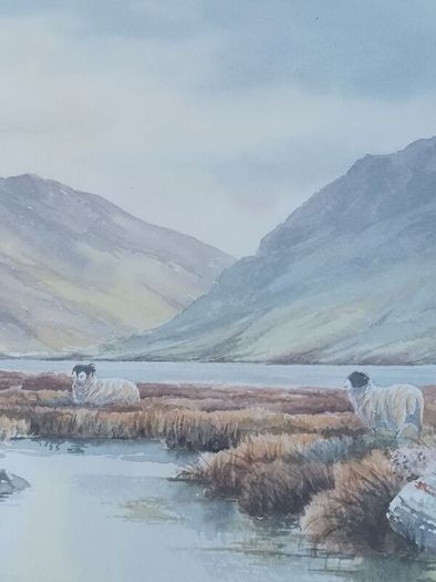 Large Hamilton Sloan Watercolour
