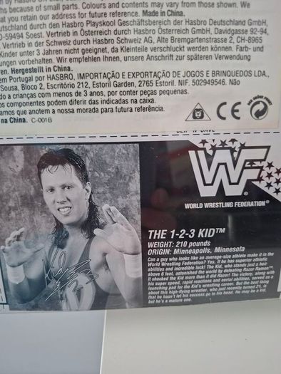 WWF Hasbro Wrestling 123 Kid MOC