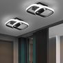 Ceiling Light Modern 22W LED Cool White 6000K Acrylic Square Ceiling Lamp for Hallway Office Bedroom Kitchen Living Room Bedroom Ceiling Lights Image 3