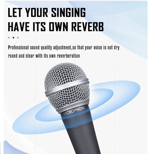 Mic Dynamic Vocal Microphone Classic Style Microphone Audio Instrument Mic with Clean Sound,metal Body Professional Moving Coil Dynamic Handheld Microphone