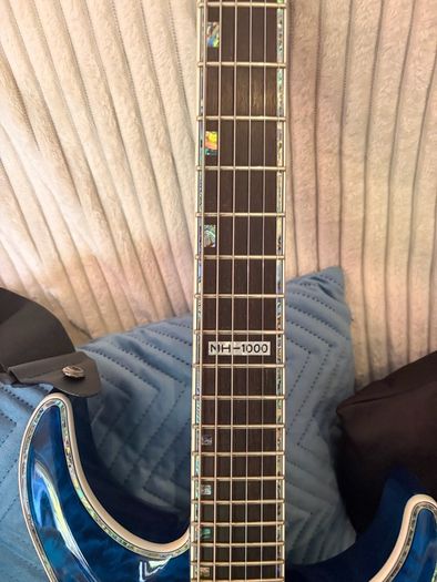 Esp Ltd Mh1000nt - Black Ocean (emg / Gotoh Upgrades)