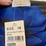 Quiz Curve Black and blue Floral Dress size 16 Image 5