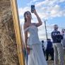 Bespoke Ivory/Blush Designer Wedding Dress Image 4