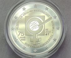 Belgium 2 Euro Base Metals Proof Coin 2023 - 75 years of Women's Suffrage
