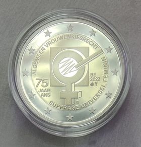Belgium 2 Euro Base Metals Proof Coin 2023 - 75 years of Women's Suffrage
