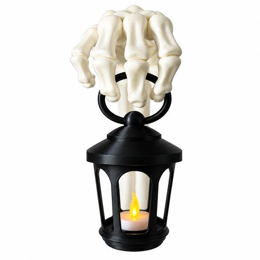 Lantern of the Undead - Skeleton Arm LED Lantern - Halloween Decor - 3D